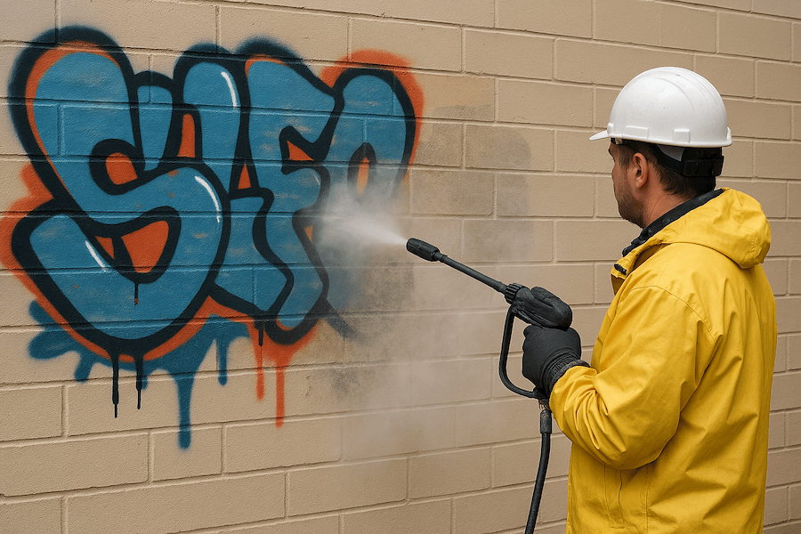 Odstranění graffiti